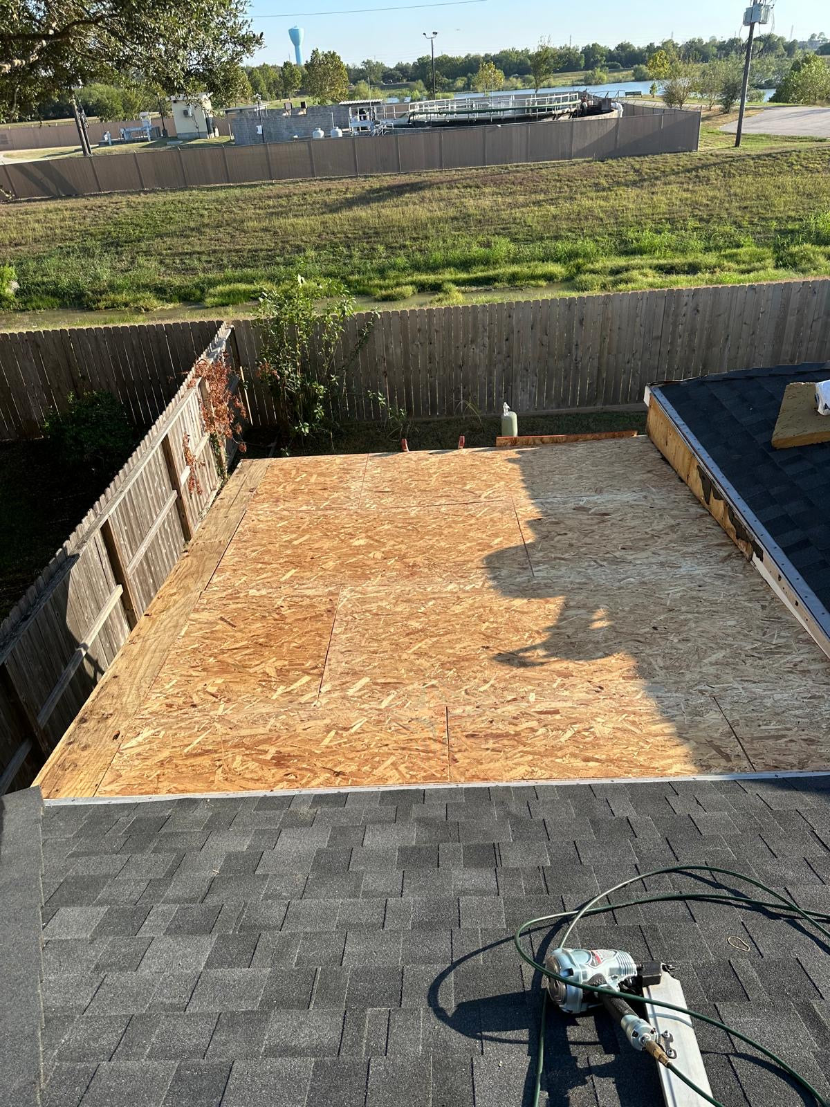 Flat Roof replacement before and After