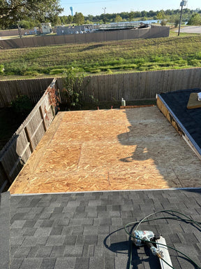 Flat Roof replacement before and After