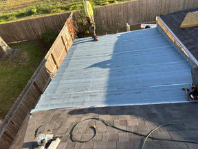 Flat Roof replacement before and After