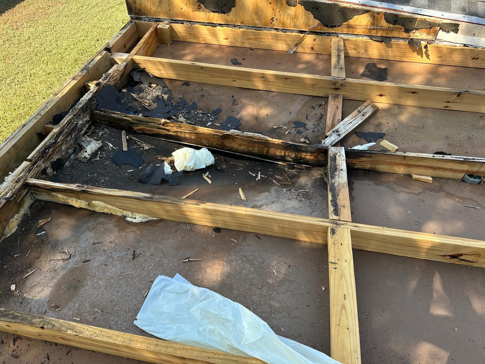 Flat Roof replacement before and After